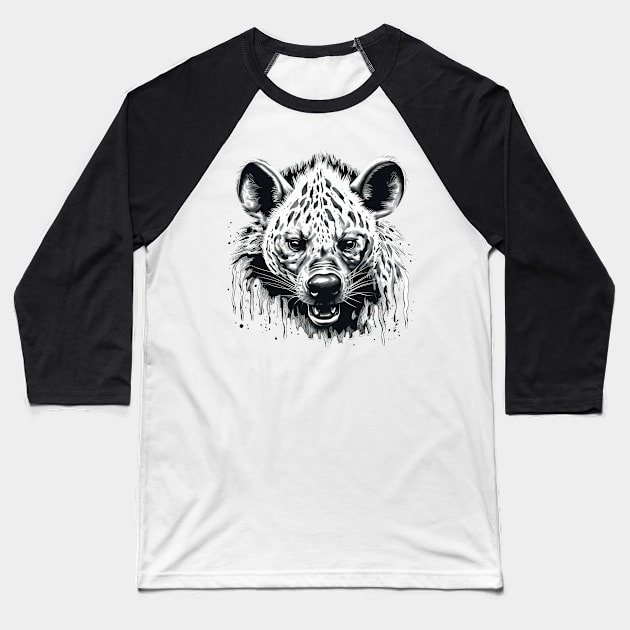 hyena Baseball T-Shirt by piratesnow